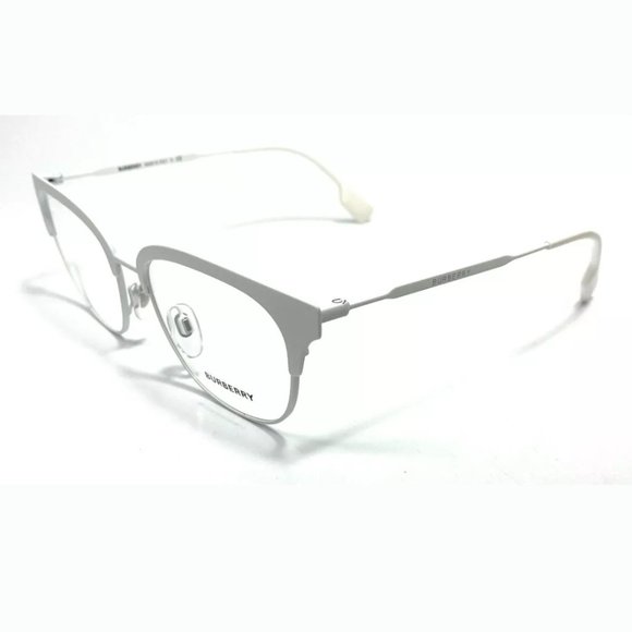 Burberry Women's White Square Eyeglasses!